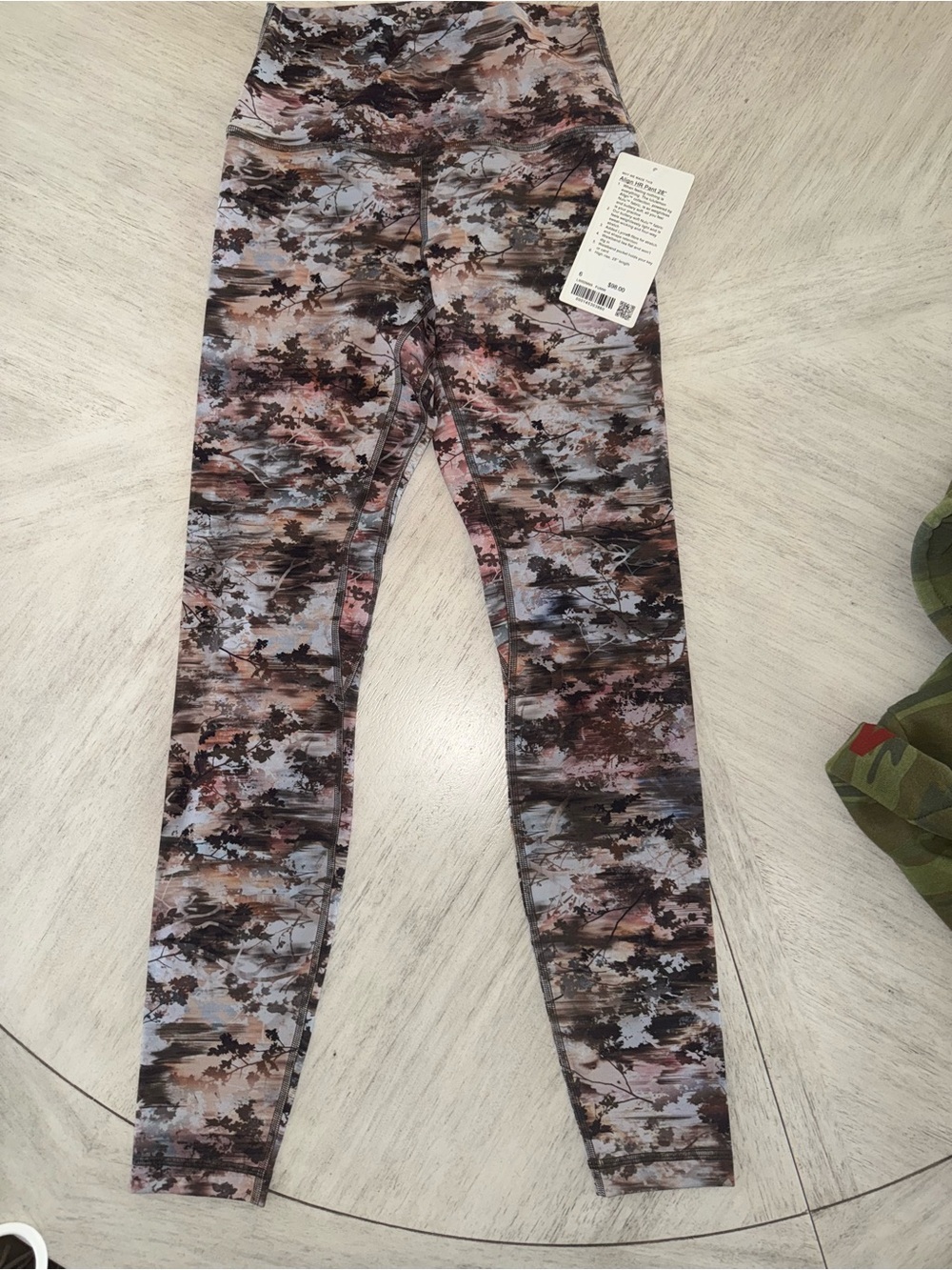 lululemon athletica Brown Multi-Print High-Rise Leggings